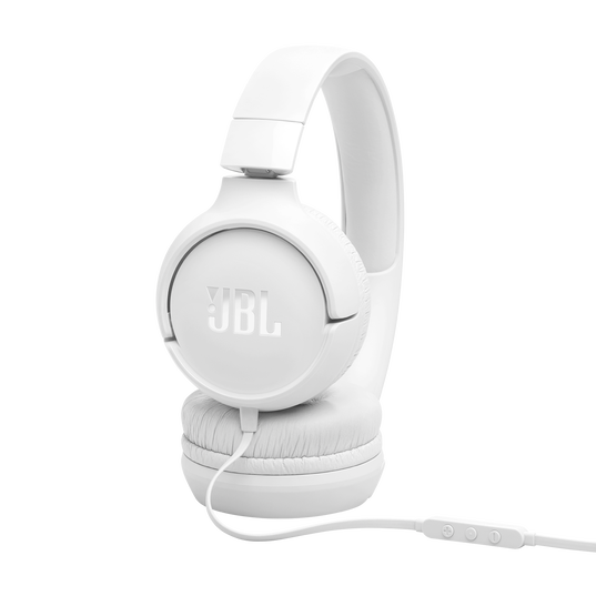 JBL Tune 520C USB-C - White - Hi-Res wired on-ear headphones - Detailshot 2